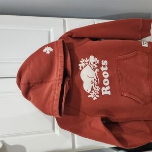 Roots Red Hoodie with Logo